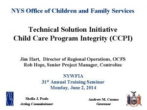 NYS Office of Children and Family Services Technical