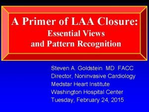 A Primer of LAA Closure Essential Views and