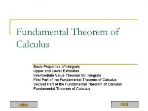 Calculus proof