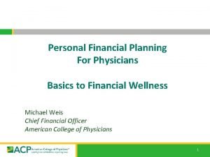 Financial planning basics for doctors Financial planning basics for doctors