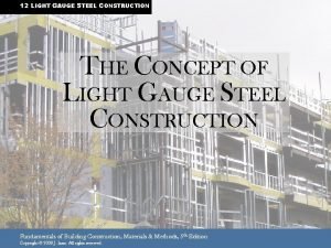 Light gauge steel thickness