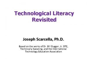 Technological literacy definition