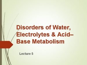 Potassium deficit formula