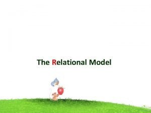 The Relational Model The Relational Model Introduction Introduced