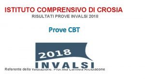 ISTITUTO COMPRENSIVO DI CROSIA RISULTATI PROVE INVALSI 2018