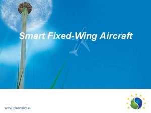 Smart FixedWing Aircraft SFWAITD overview Le Bourget June