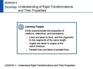 Understand rigid transformations