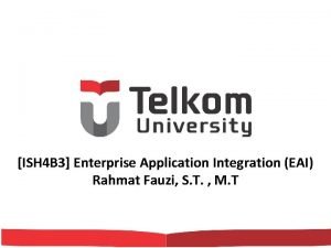 Presentation integration model example