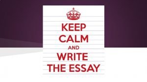 Expository essay Expository essay