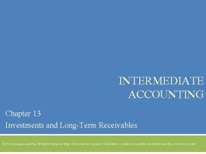 Investment in accounting