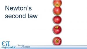 What's newtons second law of motion