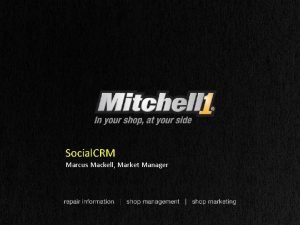 Mitchell1 social crm reviews