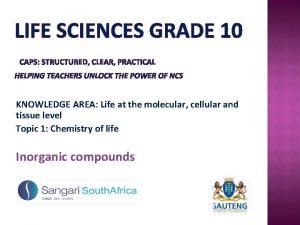 LIFE SCIENCES GRADE 10 CAPS STRUCTURED CLEAR PRACTICAL