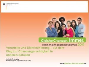 Vorurteile und Diskriminierung auf dem Weg zur Chancengerechtigkeit