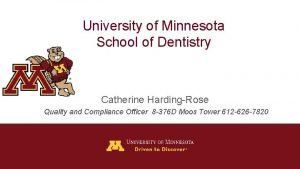 Umn faculty dental clinic