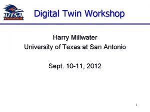 Harry millwater utsa