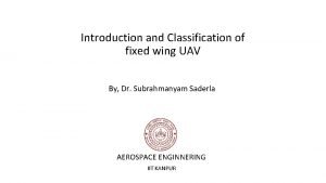 Classification of uav