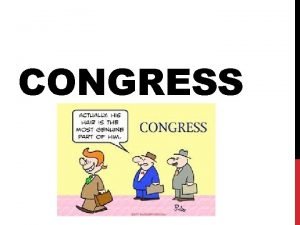 Congress informal powers Congress informal powers