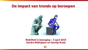 De impact van trends op beroepen Mobiliteit in