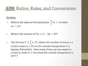 Aim conversion chart Aim conversion chart