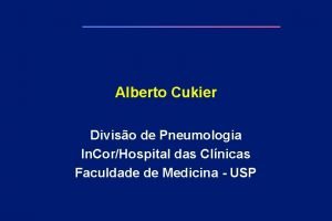 Dr alberto cukier