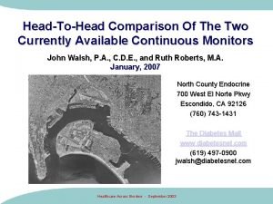 HeadToHead Comparison Of The Two Currently Available Continuous