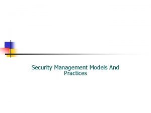 Visa international security model