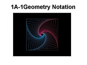 Point notation geometry