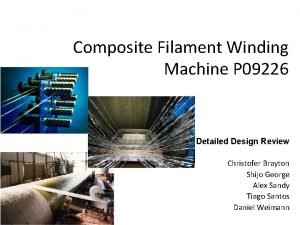 Filament winding machine design