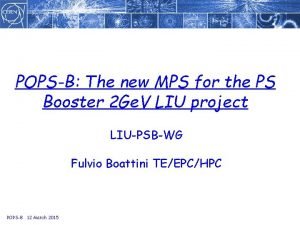 Mps booster