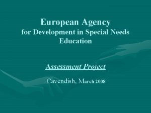 European agency for development in special needs education