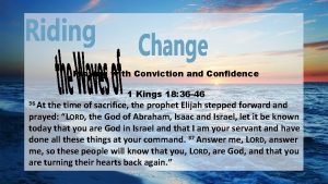 Praying for conviction