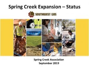 Spring creek association Spring creek association