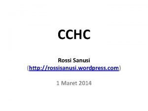 Rossi sanusi Rossi sanusi