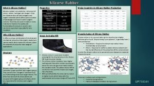 Silicone rubber properties