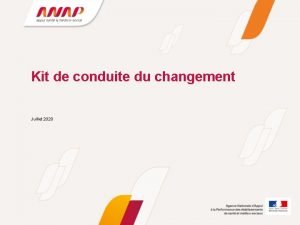 Kit de conduite du changement Juillet 2020 Prambule