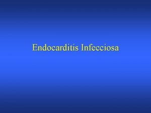 Criterios duke endocarditis infecciosa