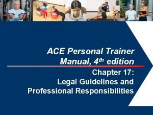 Scope of practice personal trainer