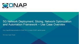 5 G Network Deployment Slicing Network Optimization and