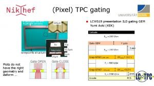 Pixel TPC gating LCWS 19 presentation ILD gating