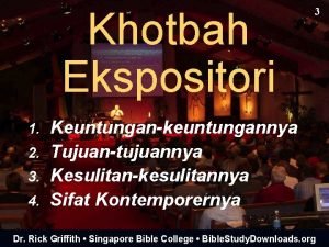 Ppt khotbah ekspositori