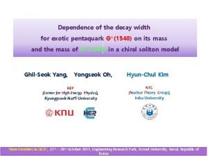 Dependence of the decay width for exotic pentaquark