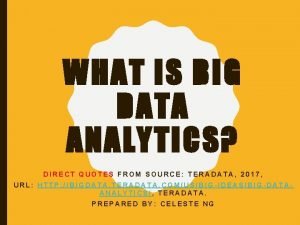 Quotes on big data analytics