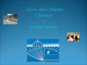 Liceo anco marzio