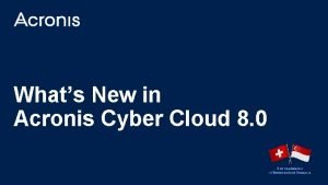 Acronis release notes