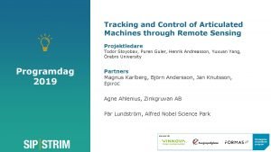 Tracking and Control of Articulated Machines through Remote