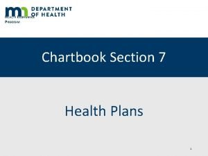 HEALTH ECONOMICS PROGRAM Chartbook Section 7 Health Plans