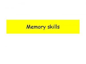 Memory skills This is how quickly your brain