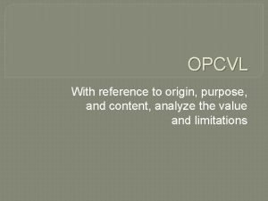 Opcvl