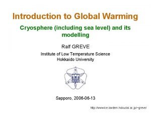 Cryosphere